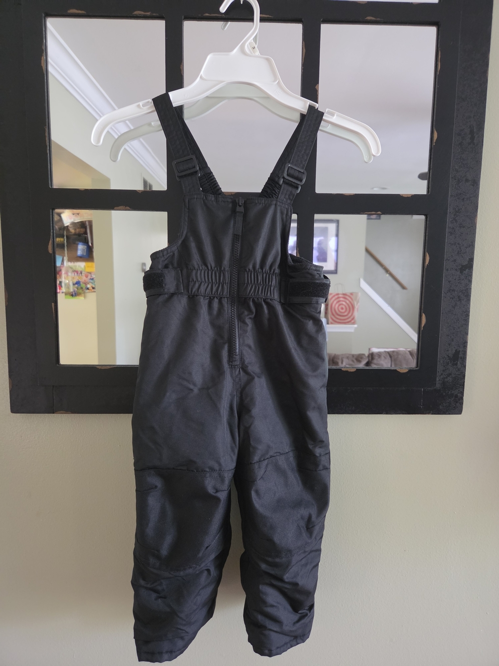 Cat & Jack Black Kids Snow Bib Overalls